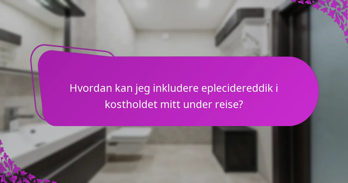 Hvordan kan jeg inkludere eplecidereddik i kostholdet mitt under reise?